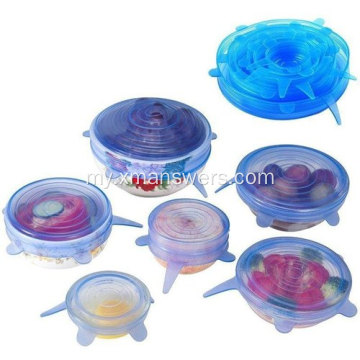 BPA အခမဲ့အဖုံး Universal Silicone Stretch Lids အဖုံး